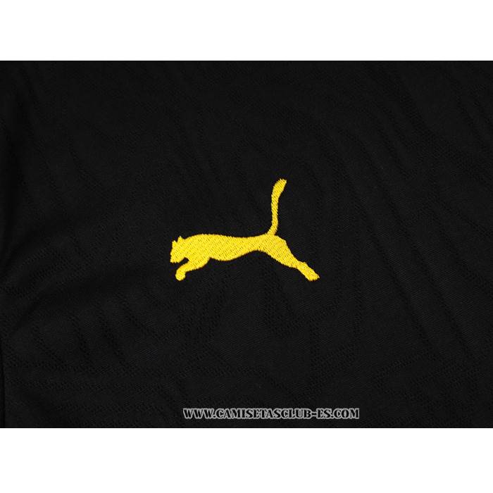 Chandal del Borussia Dortmund 24-25 Manga Corta Negro - Pantalon Corto